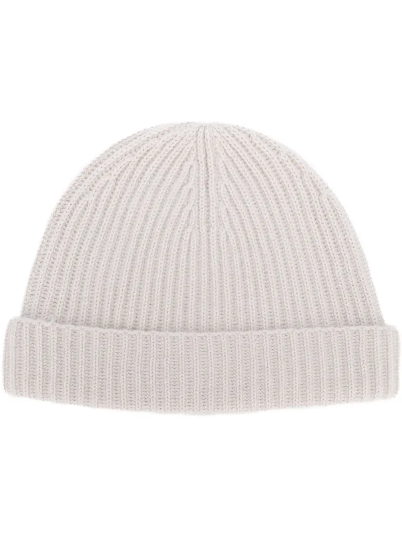 N.Peal ribbed beanie
